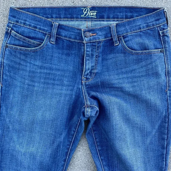 Old Navy Diva Jeans Size 10 Petite Short Straight Y2K 00s Vintage Discontinued - Picture 2 of 7